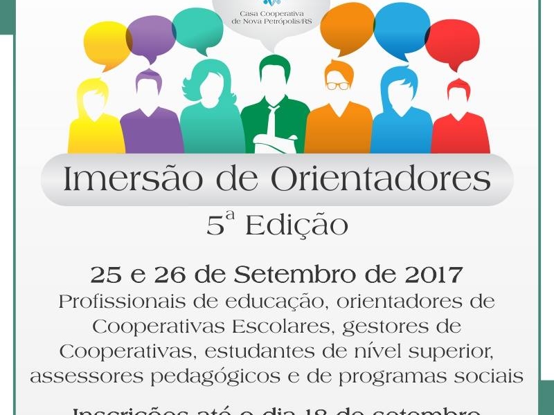 5 IMERSO DE ORIENTADORES DE COOPERATIVAS ESCOLARES